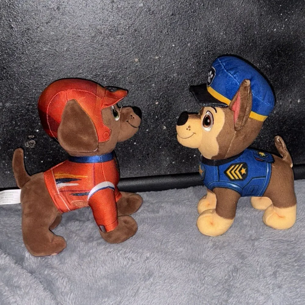 Paw Patrol Spin Master 2018 Plush Set Of 2 Chase Sums Stuffed Animals Dogs